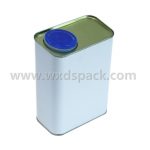 1 Liter White F-style Oil Paint Tin Can