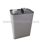 4L Cheap F-style Motor Oil Tin Can with Rieke Lid