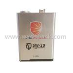 1 Gallon Silver 5W30 Motor / Engine Oil Tin Cans