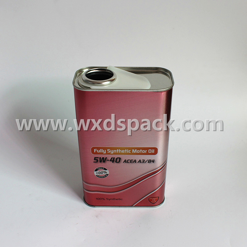 Customized 1L F-style Motor Oil Can Manufacturer - Desheng