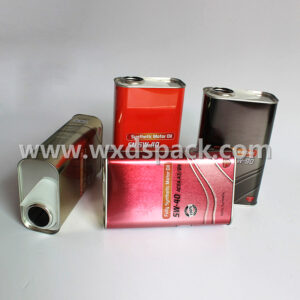 Customized 1L F-style Engine Oil Tin Can Series