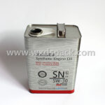 4L Motor Oil Tin Can with Japan Spout Cap