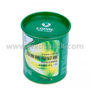 Small Round Tin Can for Lubricant Oil